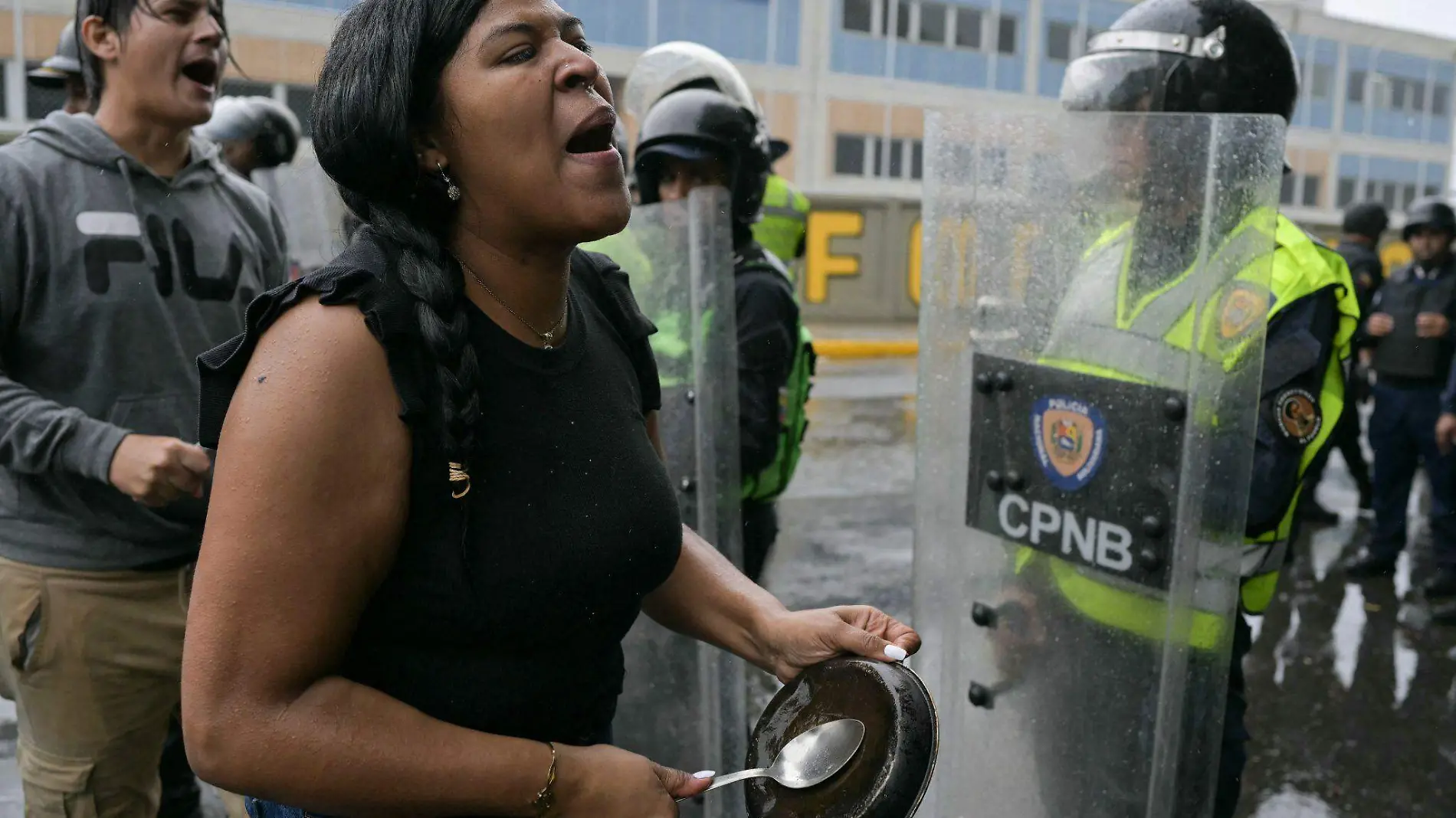 Protestas en Venuela por reeleccion de Nicolas Maduro